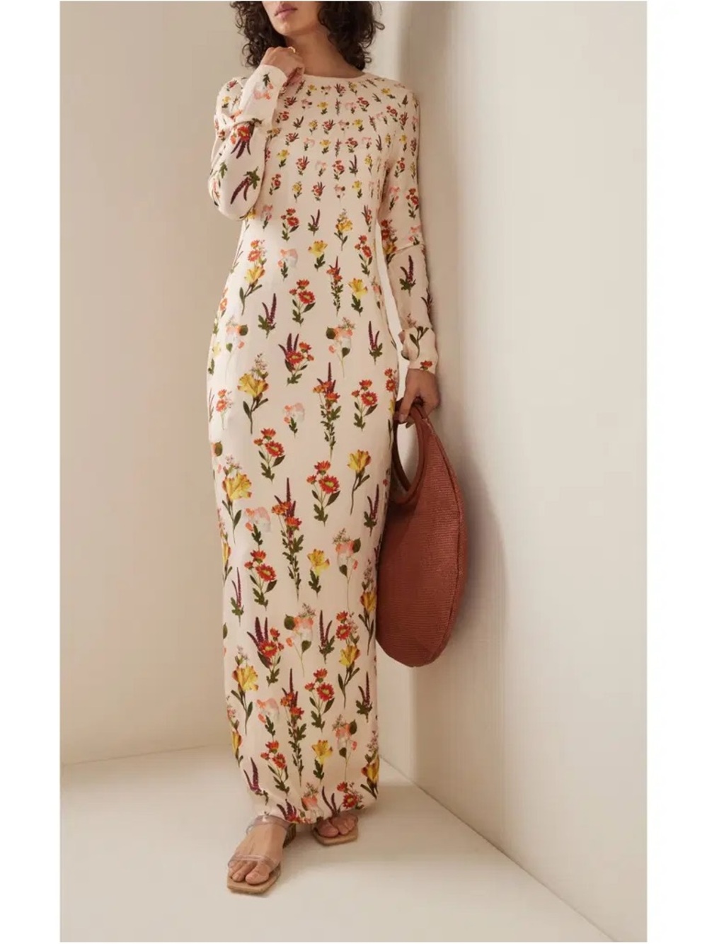 NWT Agua by Agua Bendita Andes Clementina floral maxi dress